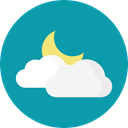meteorology, Atmospheric, Elements, weather, Cloud LightSeaGreen icon