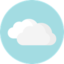 weather, meteorology, Cloud, Atmospheric, Elements LightBlue icon