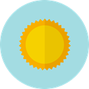 nature, summer, sun, weather, Summertime, meteorology, Sunny, warm LightBlue icon