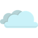 Atmospheric, meteorology, Clouds, weather LightCyan icon