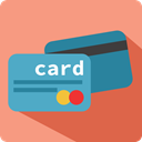 Money, Credit card, commerce, credit, payment, Business, card LightSalmon icon