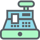 Shopping Store, Cash Register, payment, Purchase, commerce, buy DimGray icon