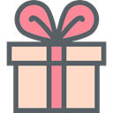 surprise, Christmas Presents, birthday, present, gift DimGray icon