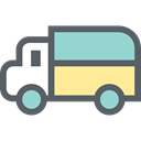 Delivery Truck, transport, Lorry, truck, Automobile, Cargo Truck DimGray icon