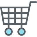 Supermarket, Shopping Store, online store, shopping cart, commerce DimGray icon
