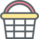 shopping basket, commerce, Shopping Store, Supermarket, online store DimGray icon