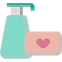 soap, cleaning, Plates, Liquid Soap, washing, Dishes SkyBlue icon