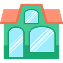 Shop, Business, store, Restaurant, buildings PaleTurquoise icon