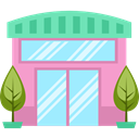 Restaurant, buildings, Shop, Business, store PaleTurquoise icon