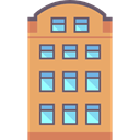property, residential, buildings, Apartments, real estate SandyBrown icon