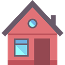 house, real estate, buildings, Home, property LightCoral icon
