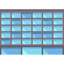 buildings, town, urban, Building, city, Architectonic, Office Block SkyBlue icon