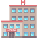 Medical Assistance, Health Clinic, buildings, Health Care, hospital Silver icon