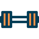 gym, dumbbell, sports, weights, weight, Dumbbells, Tools And Utensils MidnightBlue icon