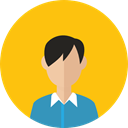 people, Avatar, Boy, Business, user, Man, profile Gold icon