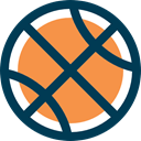 Basketball, team, Sport Team, sports, equipment MidnightBlue icon