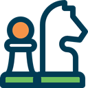 Chess Piece, horse, sports, chess, Chess Game MidnightBlue icon