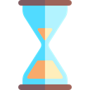 time, Hourglass, Clock, Tools And Utensils, waiting Black icon