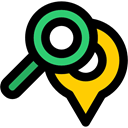 search, map pointer, pin, location, placeholder, signs, Gps, Map Location, Map Point Black icon