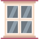 window, decoration, Curtains SlateGray icon