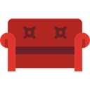 furniture, Elegant, couch, Household Firebrick icon