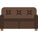 Home, furniture, Seat, relax, couch, livingroom DarkOliveGreen icon