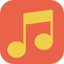 musical note, song, music, Quaver, interface, music player Tomato icon