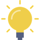 invention, Light bulb, electricity, illumination, technology, Idea SandyBrown icon