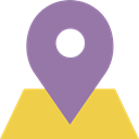 pin, Map Point, Maps And Flags, placeholder, signs, map pointer, Map Location LightSlateGray icon