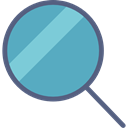 magnifying glass, Tools And Utensils, search, detective, zoom, Loupe CadetBlue icon