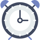 Tools And Utensils, alarm clock, time, timer, Clock Lavender icon