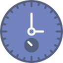 interface, stopwatch, Chronometer, Tools And Utensils, Wait, timer, time LightSlateGray icon