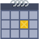 Calendars, Schedule, Organization, time, Administration, interface, Calendar, date DarkGray icon