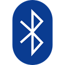 system, Multimedia, Communication, wireless, symbol, Bluetooth MidnightBlue icon