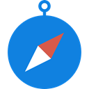 Orientation, Cardinal Points, compass, Direction, Tools And Utensils, location DodgerBlue icon