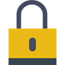 Lock, Tools And Utensils, locked, secure, padlock, security Goldenrod icon