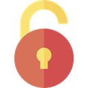 Tools And Utensils, locked, padlock, Lock, secure, security IndianRed icon