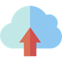 Computing Cloud, Cloudy, Multimedia, upload, Multimedia Option, Clouds SkyBlue icon