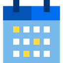 Calendars, Schedule, Organization, time, Administration, Calendar, date SkyBlue icon
