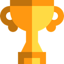 award, trophy, winner, Champion, cup DarkOrange icon