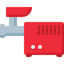 kitchenware, Meat Grinder, Cooking, Butcher, Tools And Utensils Crimson icon