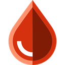 Blood, transfusion, medical, donation, Blood Drop, Health Care Firebrick icon