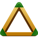 triangle Black icon