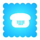 phone DeepSkyBlue icon
