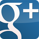 Gloss, Googleplus, Blue SteelBlue icon
