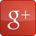 Gloss, Googleplus, red, custom IndianRed icon