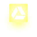 yellow, drive, glow, light, google Khaki icon