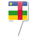 central, African, republic Black icon
