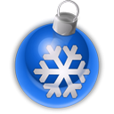 christmas, instatuts, ornament RoyalBlue icon