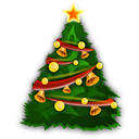 christmas, Tree, instatuts Black icon